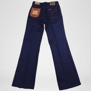 Long Haul Men’s Dark Wash Work Jeans 34x34 Stretch Comfort Fit Made in USA NWT